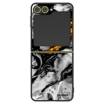 Hülle für Samsung Galaxy Z Flip5 5G - Black Gold 2