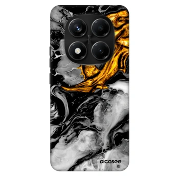 Hülle für Xiaomi Redmi Note 14 Pro+ 5G - Black Gold 2