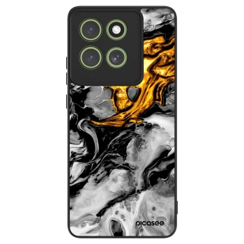 Hülle für Motorola Moto G86 Power 5G - Black Gold 2