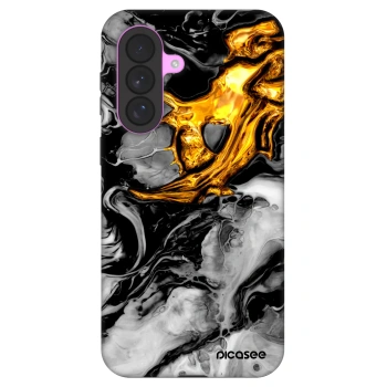 Picasee Fashion Case für Samsung Galaxy A37 - Black Gold 2