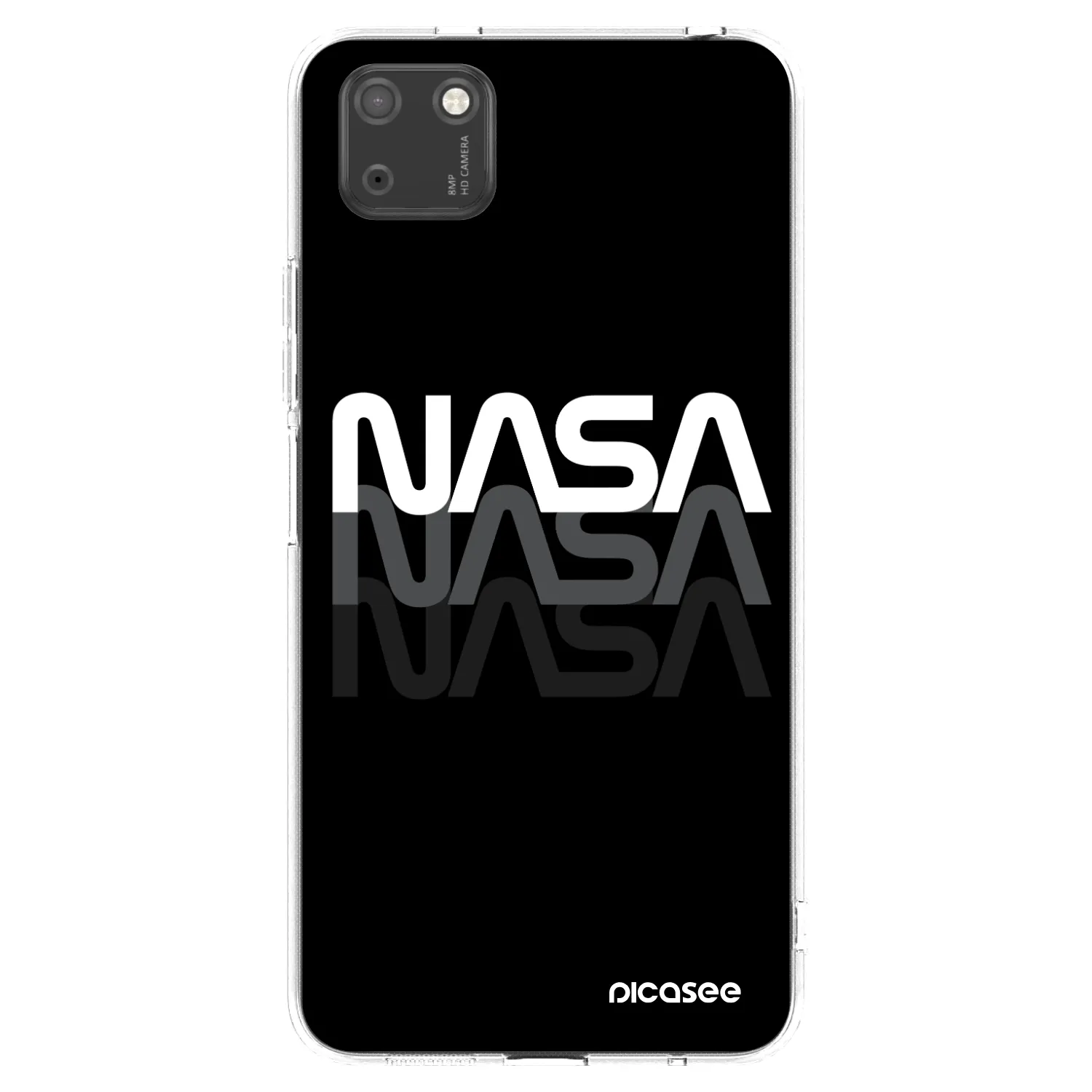 Picasee Huawei Y5P Hülle - Transparentes Silikon - NASA Triple