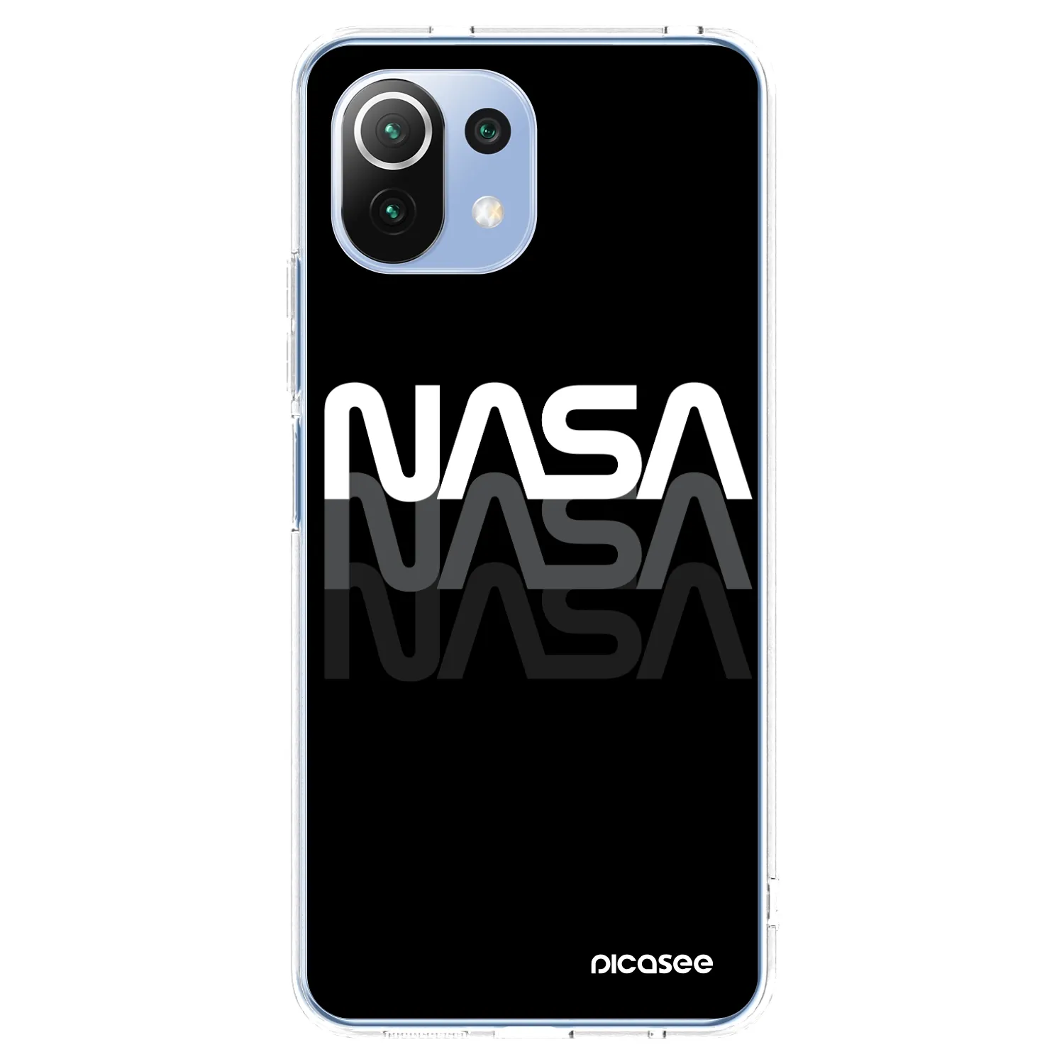 Picasee Xiaomi Mi 11 Lite Hülle - Transparentes Silikon - NASA Triple