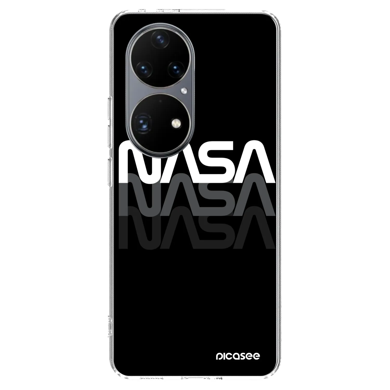 Picasee Huawei P50 Hülle - Transparentes Silikon - NASA Triple