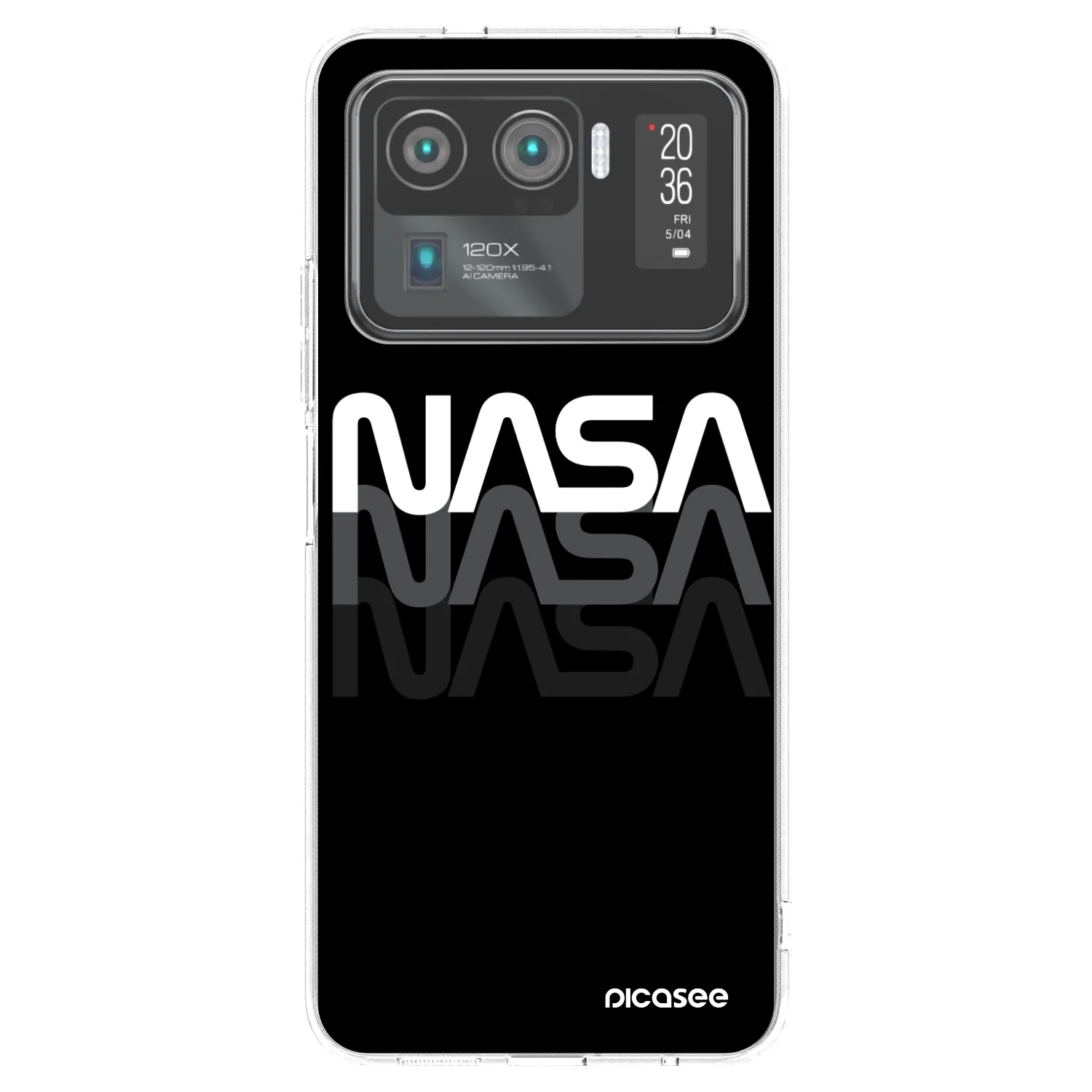 Picasee Xiaomi Mi 11 Ultra Hülle - Transparentes Silikon - NASA Triple