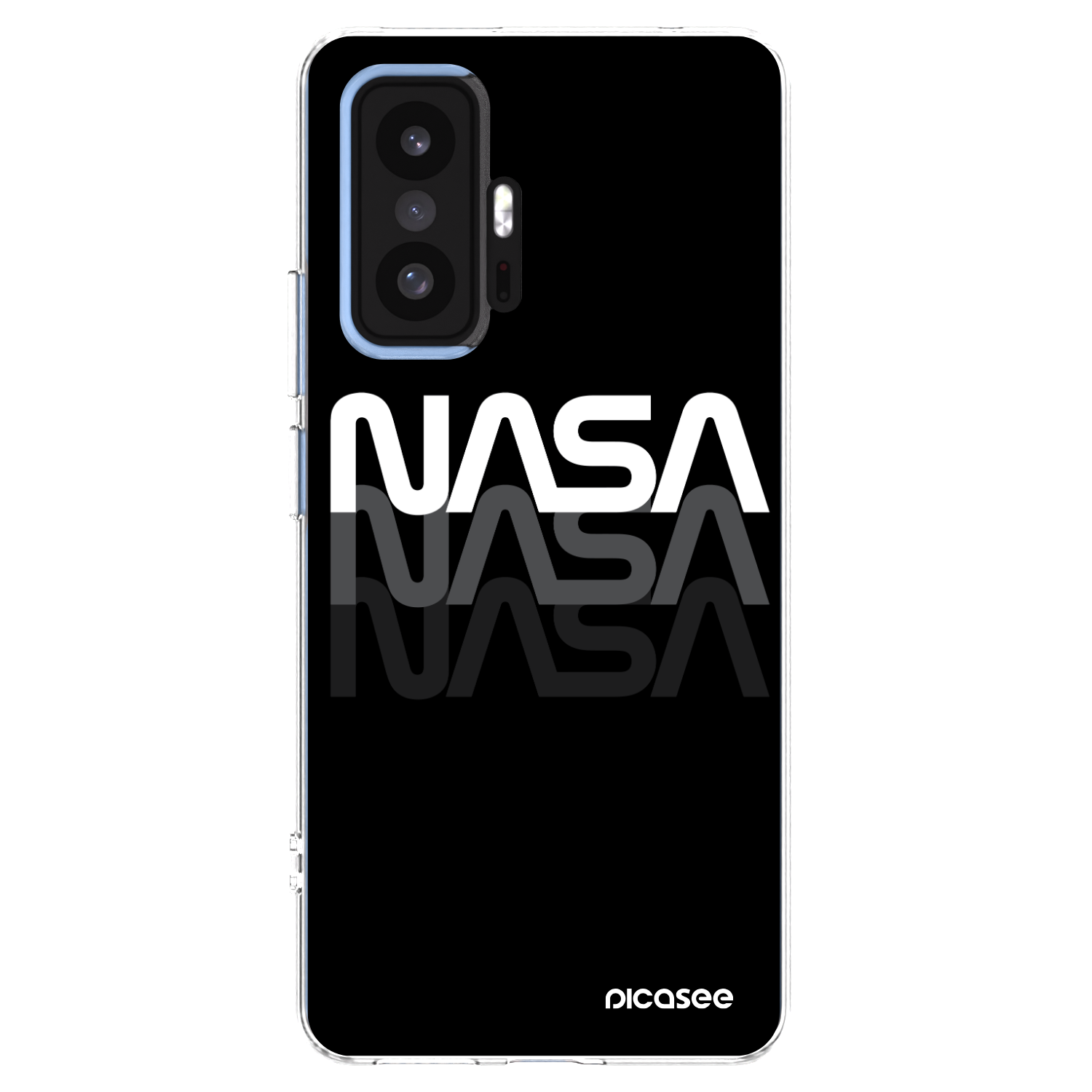 Picasee Xiaomi 11T Hülle - Transparentes Silikon - NASA Triple