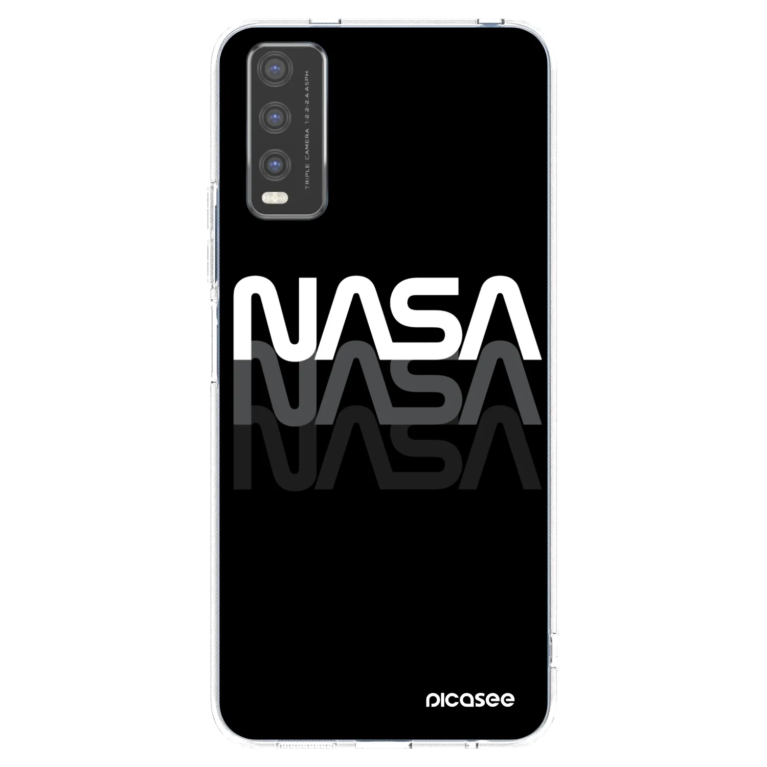 Picasee Vivo Y20s Hülle - Transparentes Silikon - NASA Triple