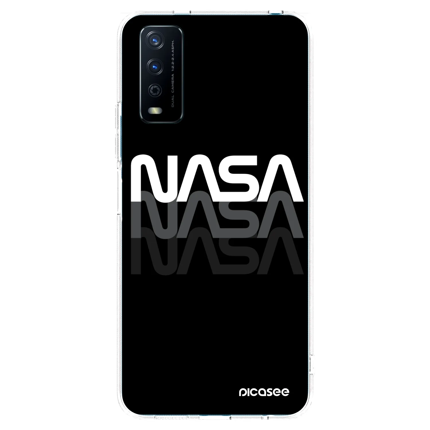 Picasee Vivo Y11s Hülle - Transparentes Silikon - NASA Triple