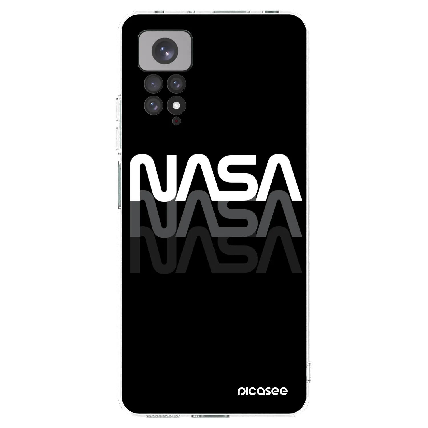 Picasee Xiaomi Redmi Note 11S 4G Hülle - Transparentes Silikon - NASA Triple