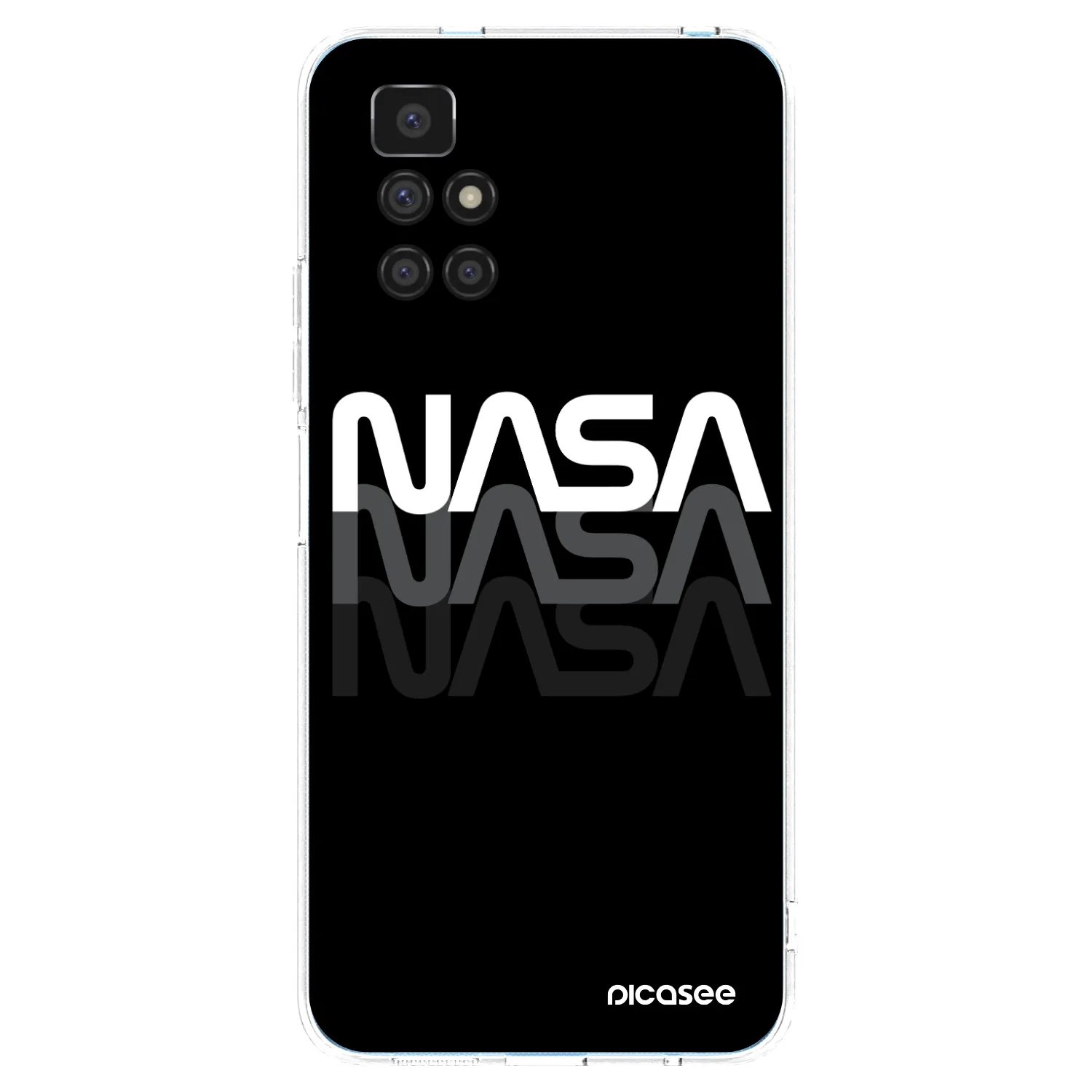 Picasee Xiaomi Redmi 10 (2022) Hülle - Transparentes Silikon - NASA Triple