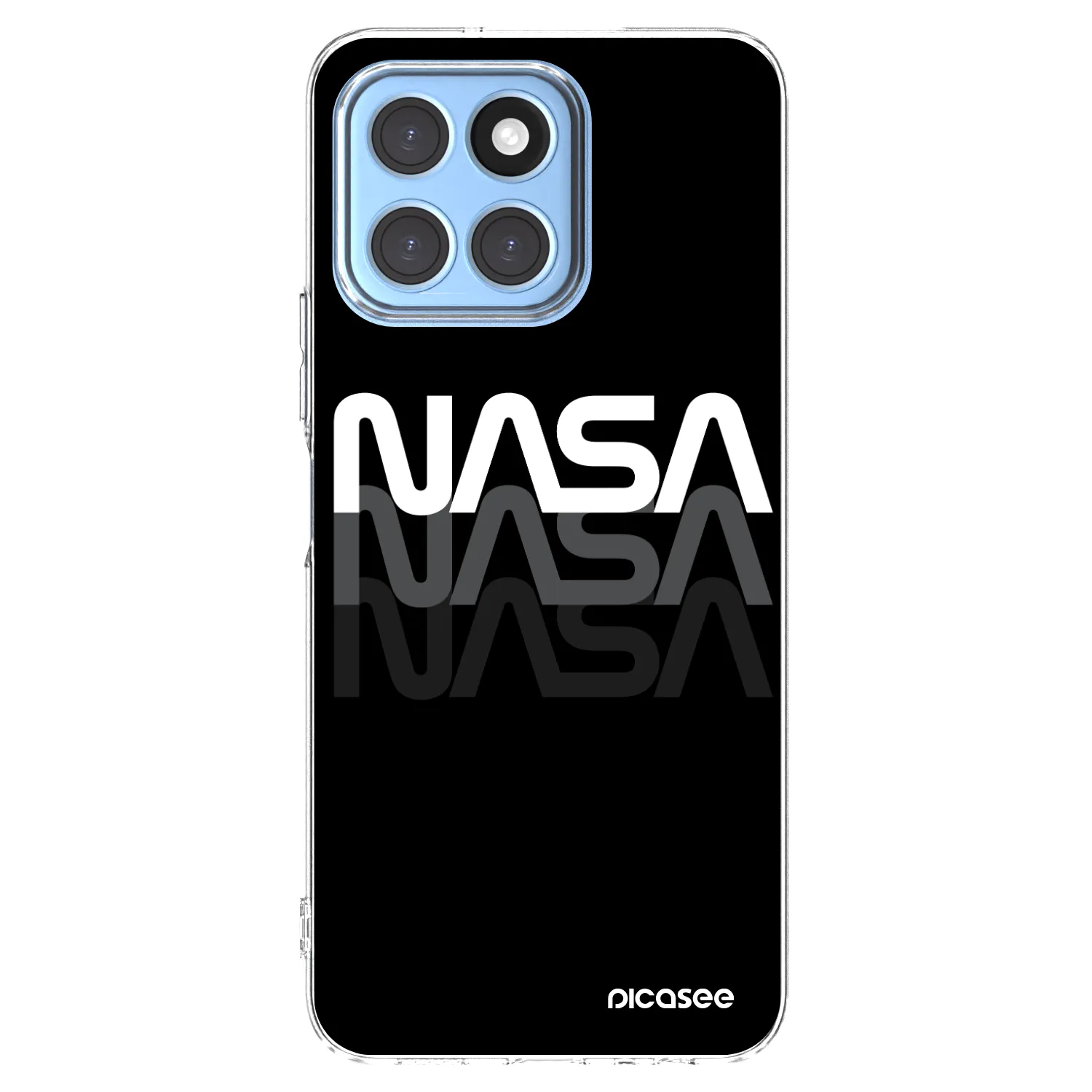 Picasee Honor X8 5G Hülle - Transparentes Silikon - NASA Triple