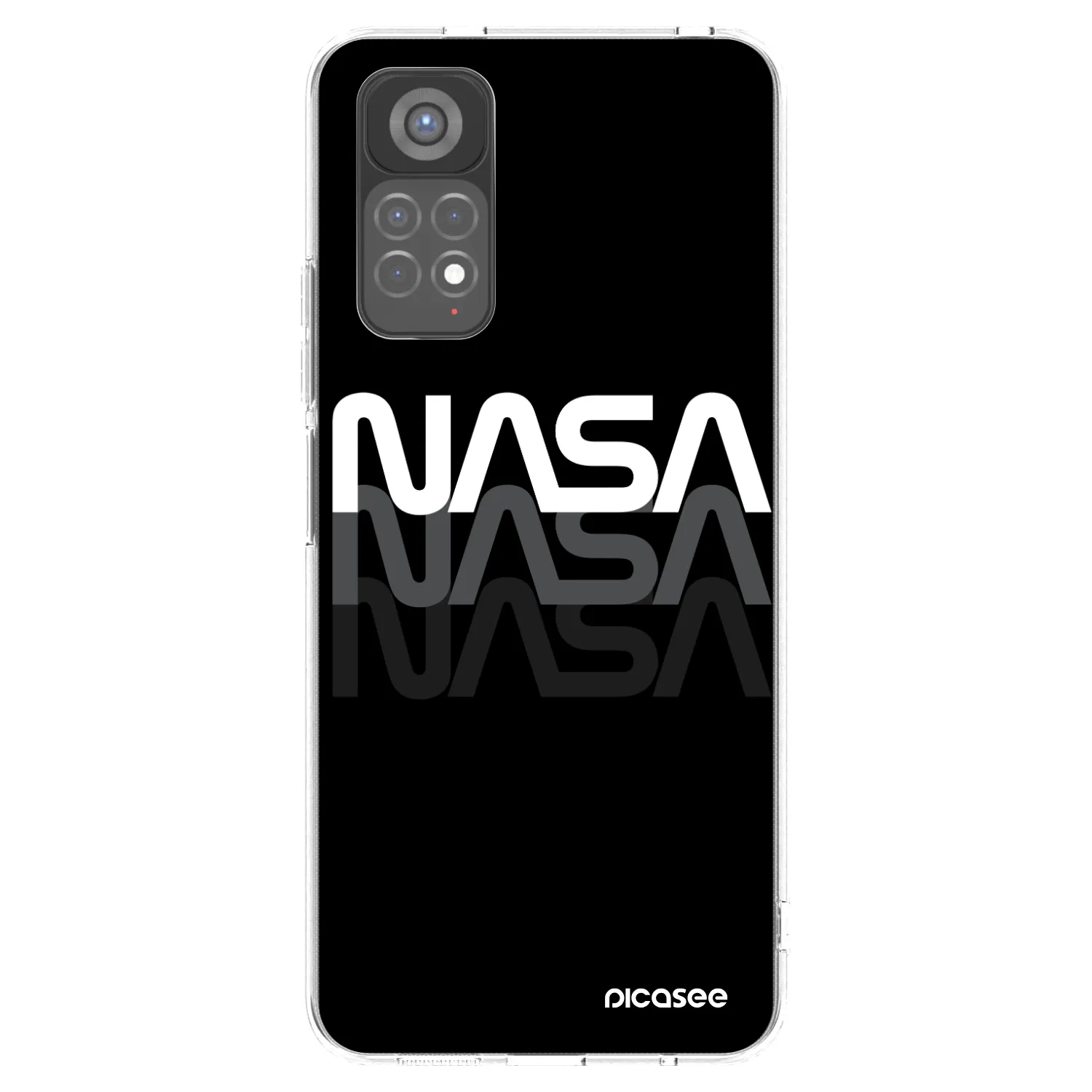 Picasee Xiaomi Redmi Note 11S 5G Hülle - Transparentes Silikon - NASA Triple