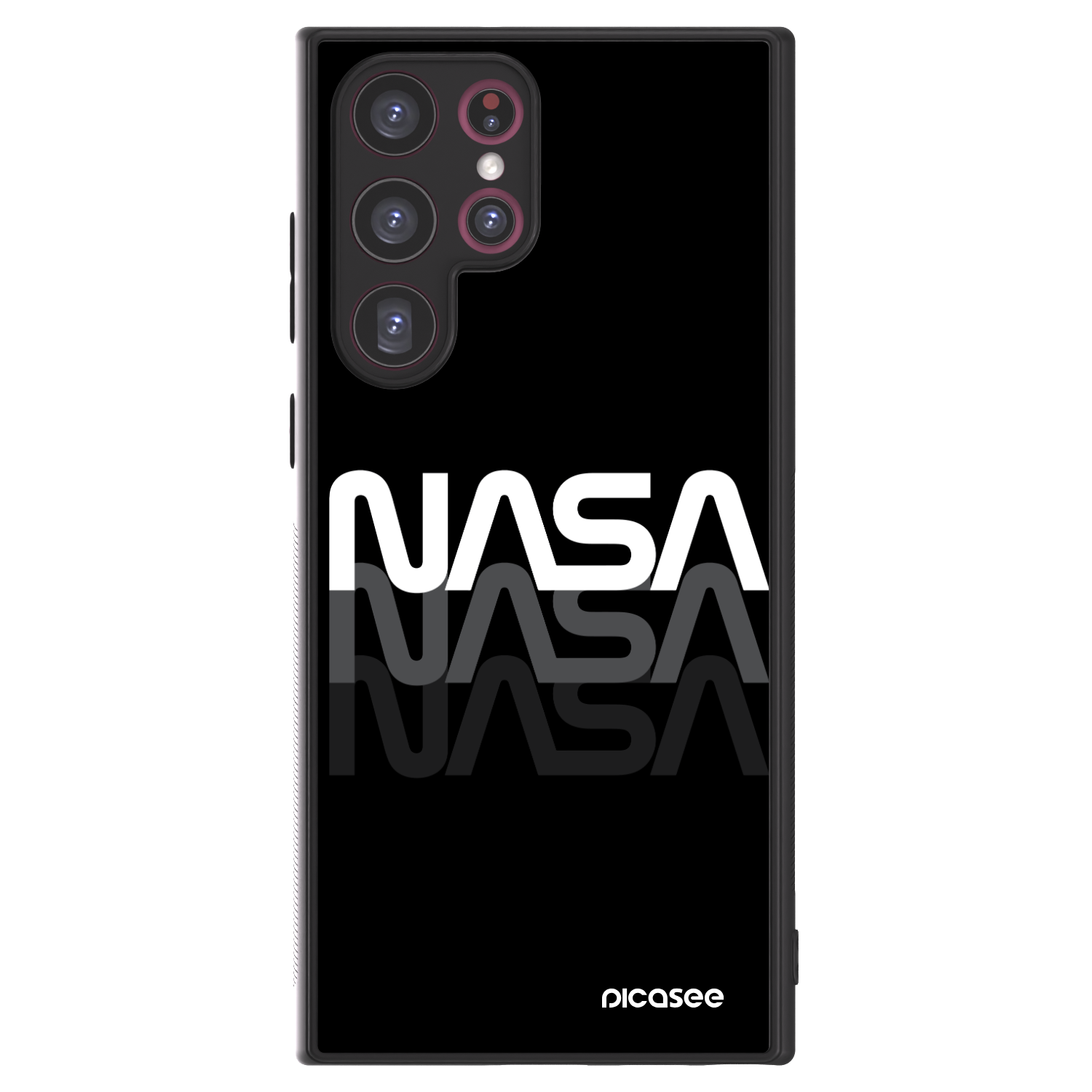 Picasee ULTIMATE CASE PowerShare für Samsung Galaxy S22 Ultra 5G - NASA Triple
