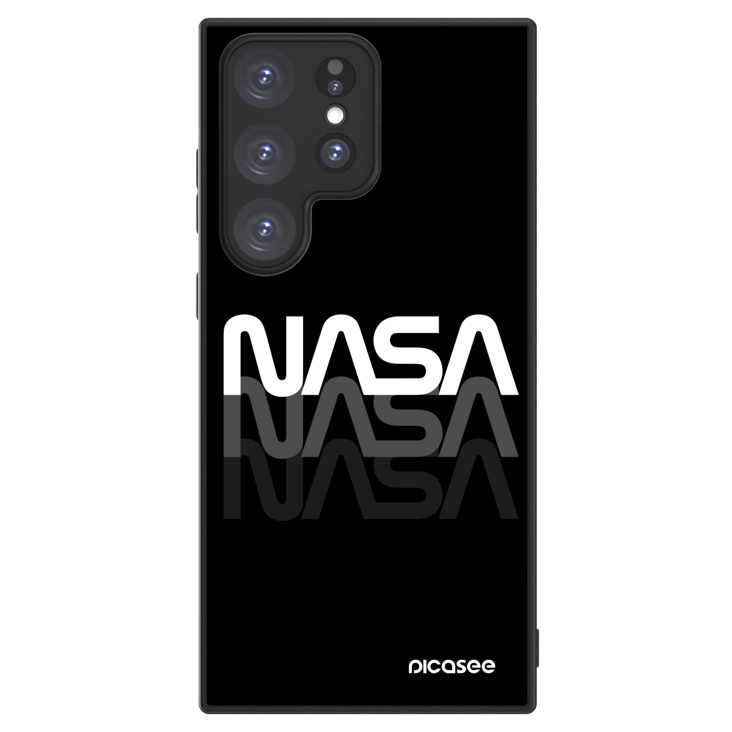 Picasee ULTIMATE CASE PowerShare für Samsung Galaxy S23 Ultra 5G - NASA Triple