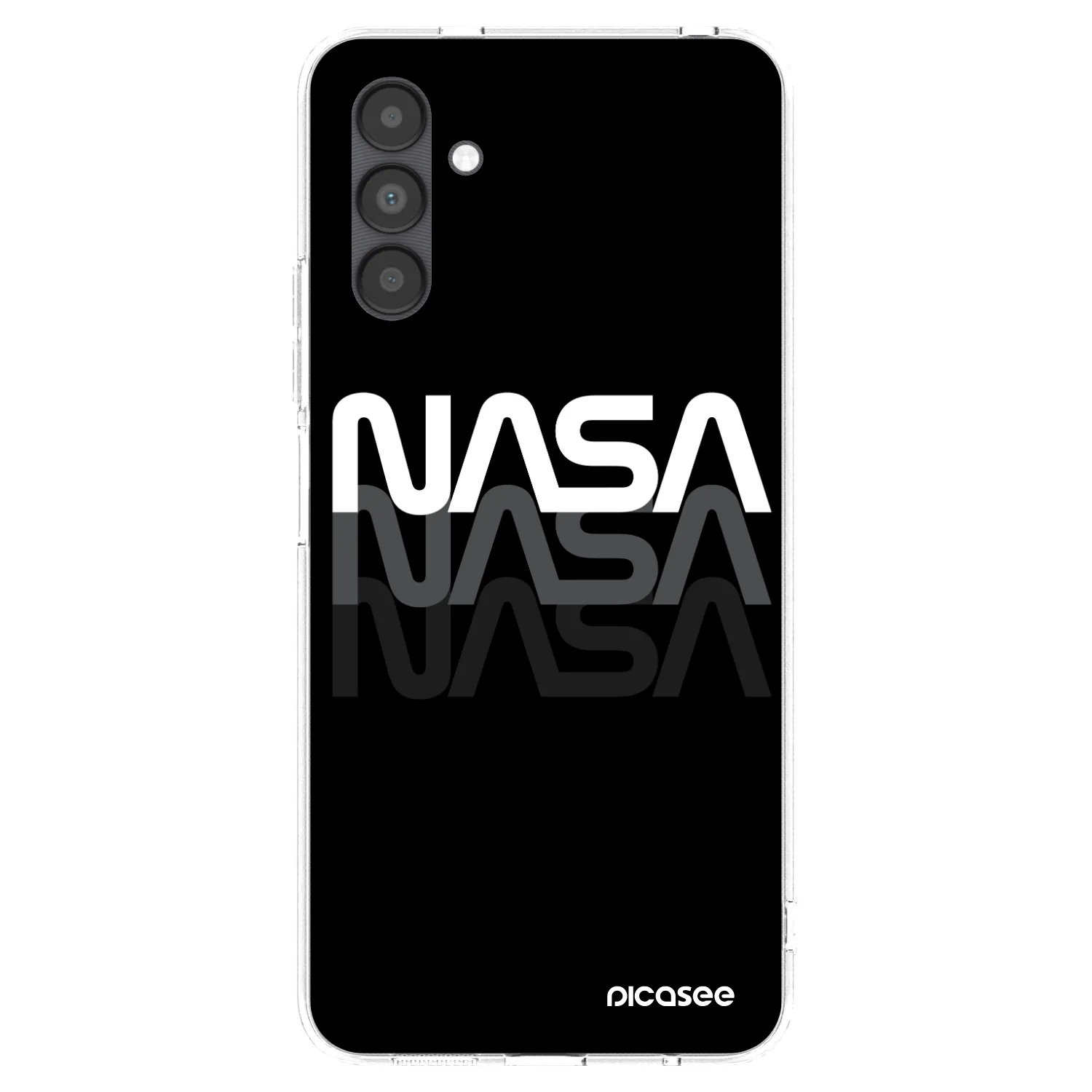 Picasee Samsung Galaxy A04s A047F Hülle - Transparentes Silikon - NASA Triple