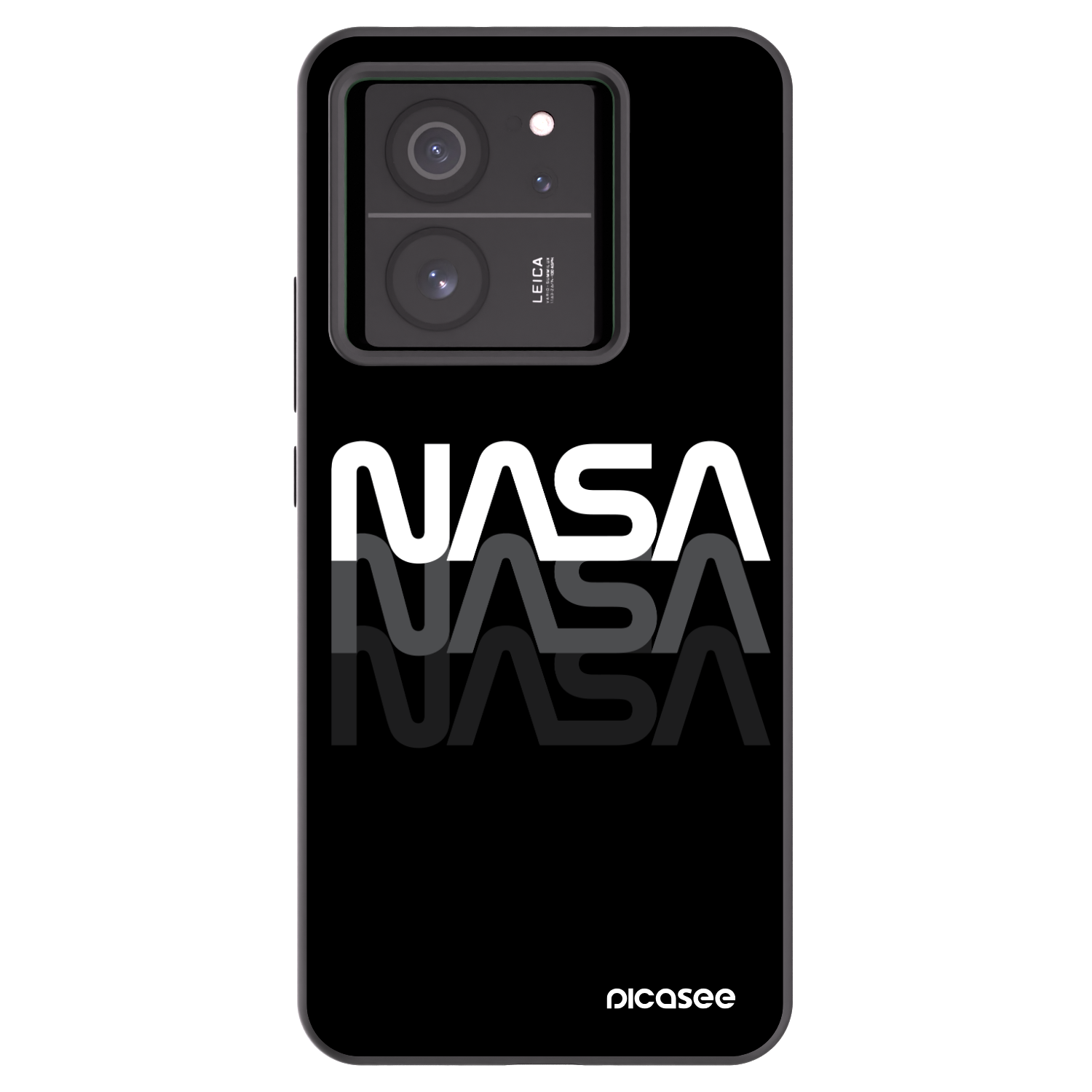 Picasee Xiaomi 13T Pro Hülle - Schwarzes Silikon - NASA Triple