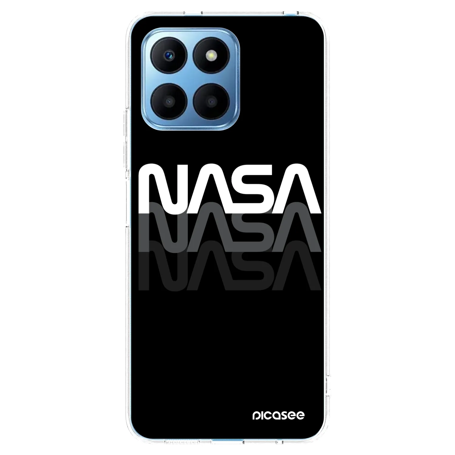 Picasee Honor 70 Lite Hülle - Transparentes Silikon - NASA Triple
