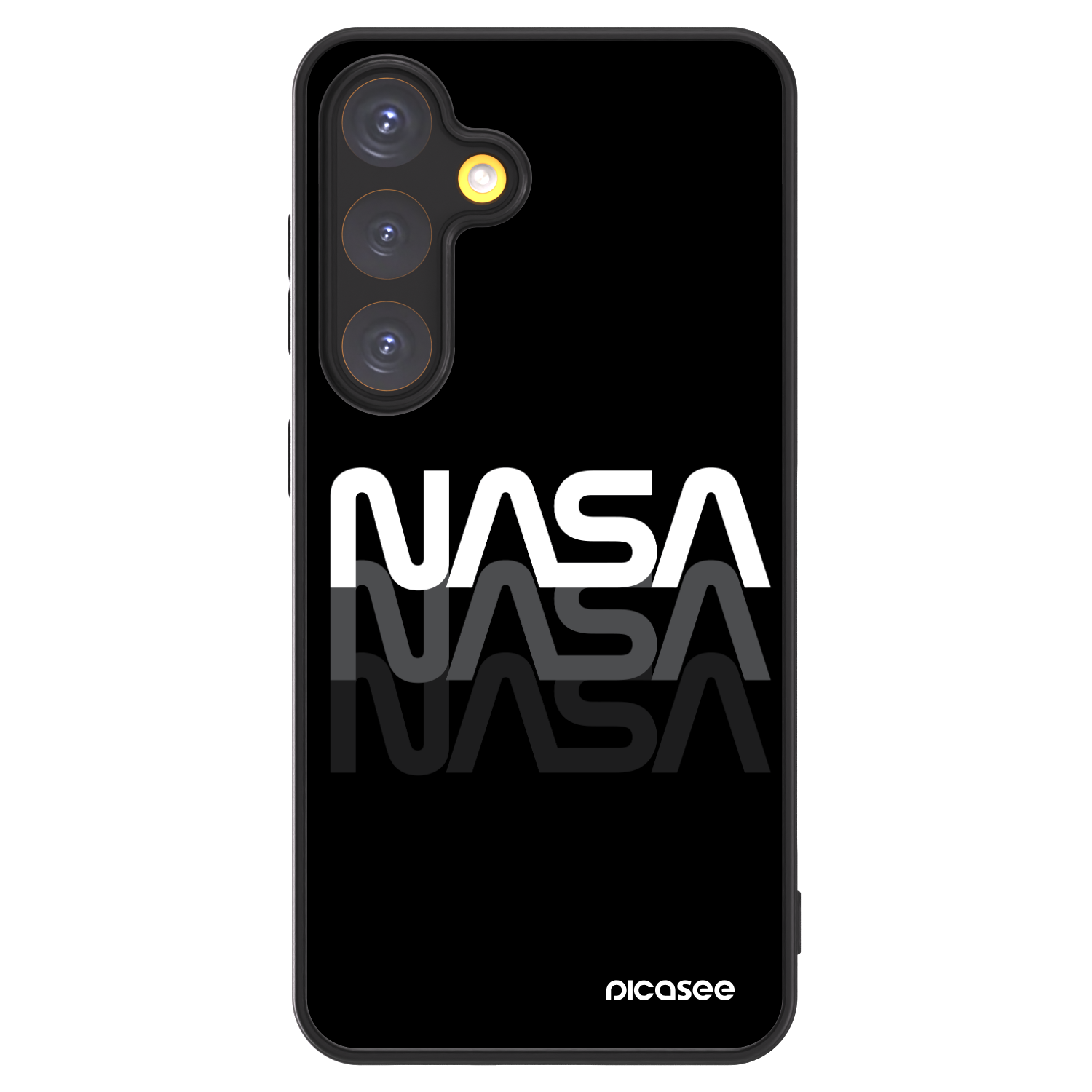 Picasee ULTIMATE CASE PowerShare für Samsung Galaxy S24 S921B 5G - NASA Triple