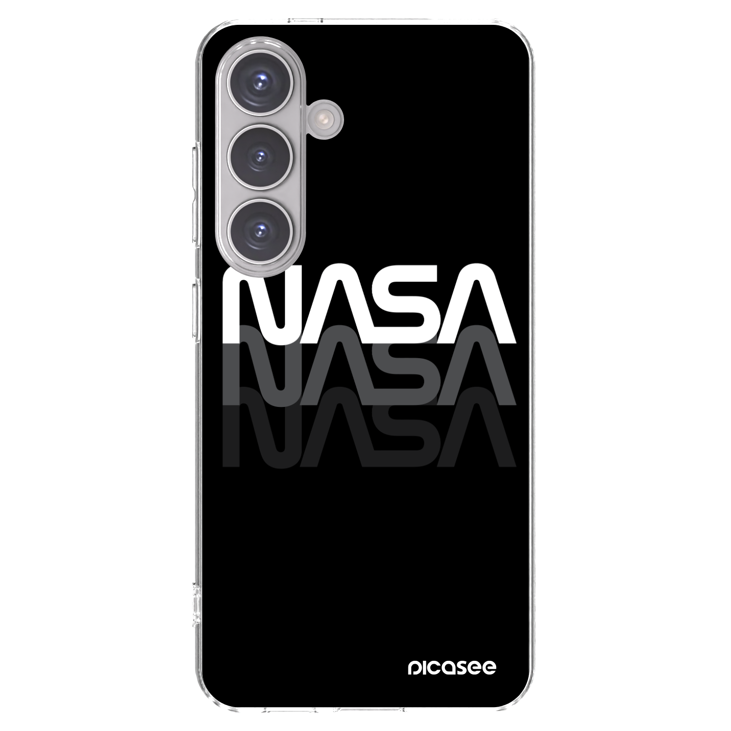 Picasee Samsung Galaxy S24 S921B 5G Hülle - Transparentes Silikon - NASA Triple