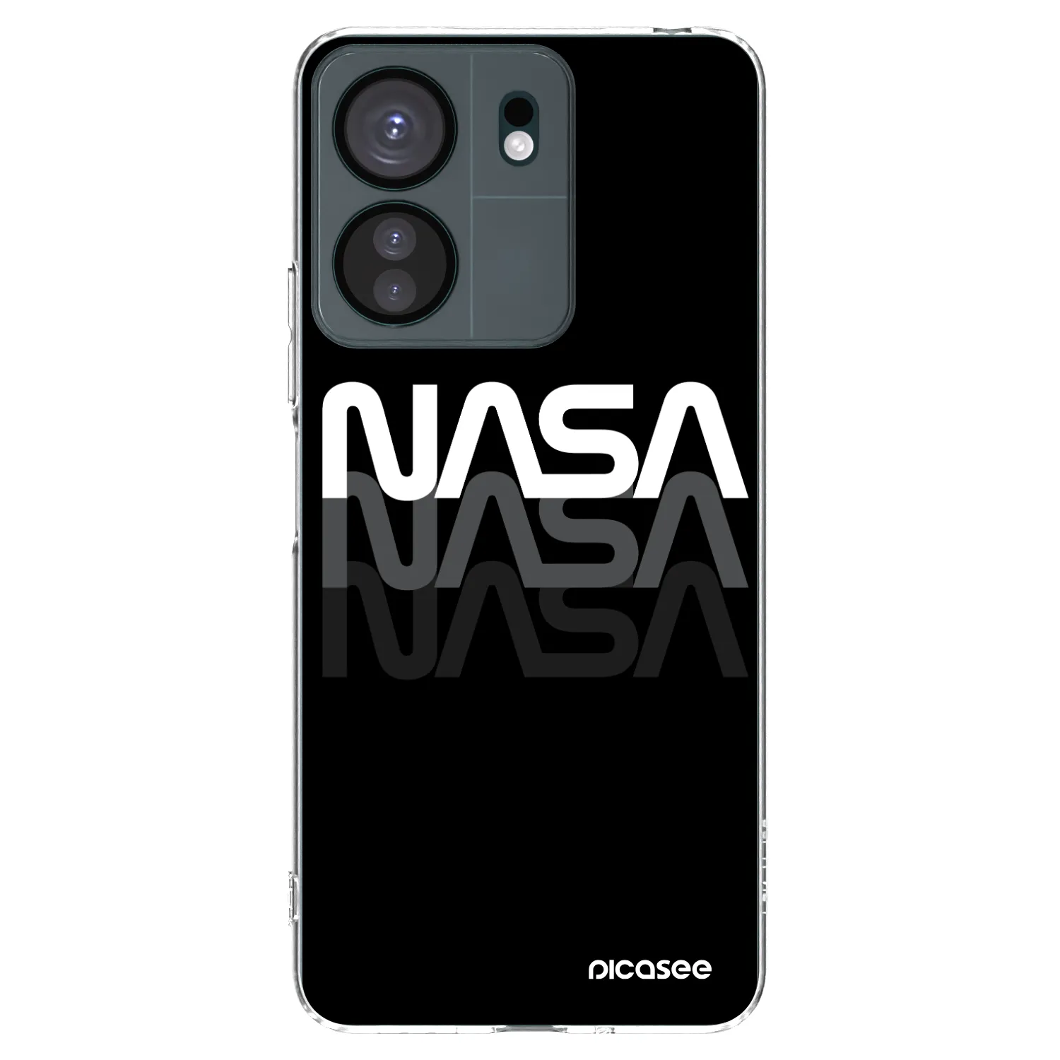 Picasee Xiaomi Redmi 13C 4G Hülle - Transparentes Silikon - NASA Triple