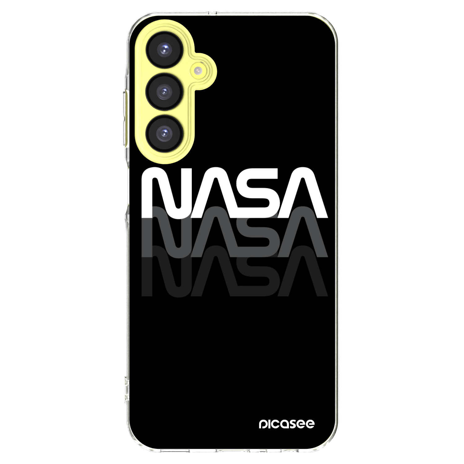 Picasee Samsung Galaxy A25 A256B 5G Hülle - Transparentes Silikon - NASA Triple