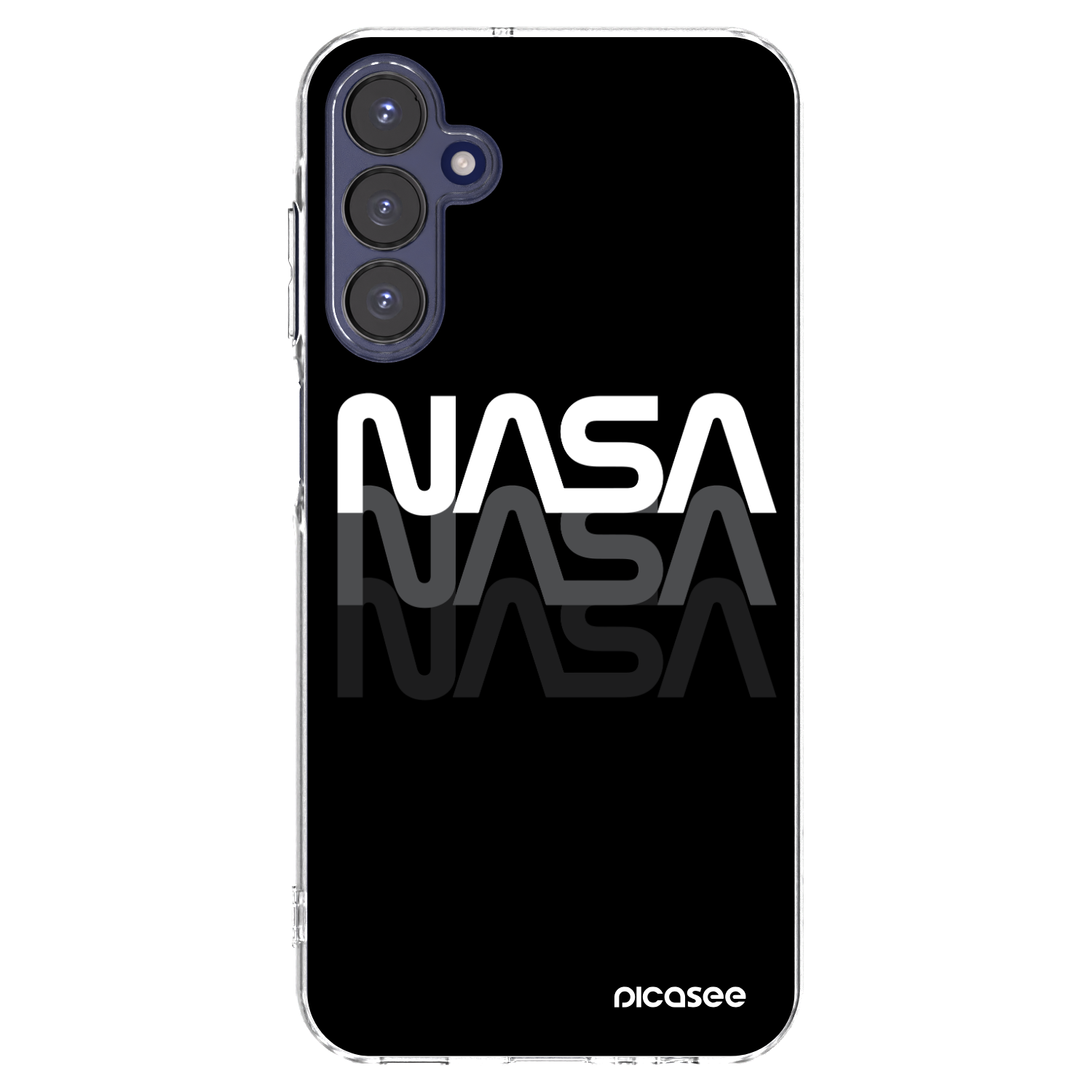 Picasee Samsung Galaxy A15 A155F 4G Hülle - Transparentes Silikon - NASA Triple