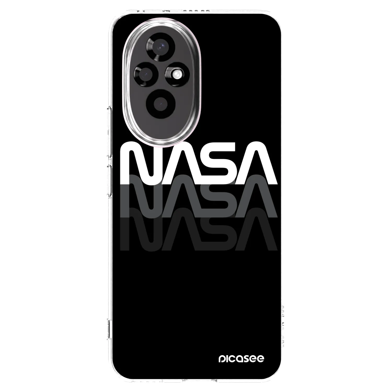 Picasee Honor 200 5G Hülle - Transparentes Silikon - NASA Triple