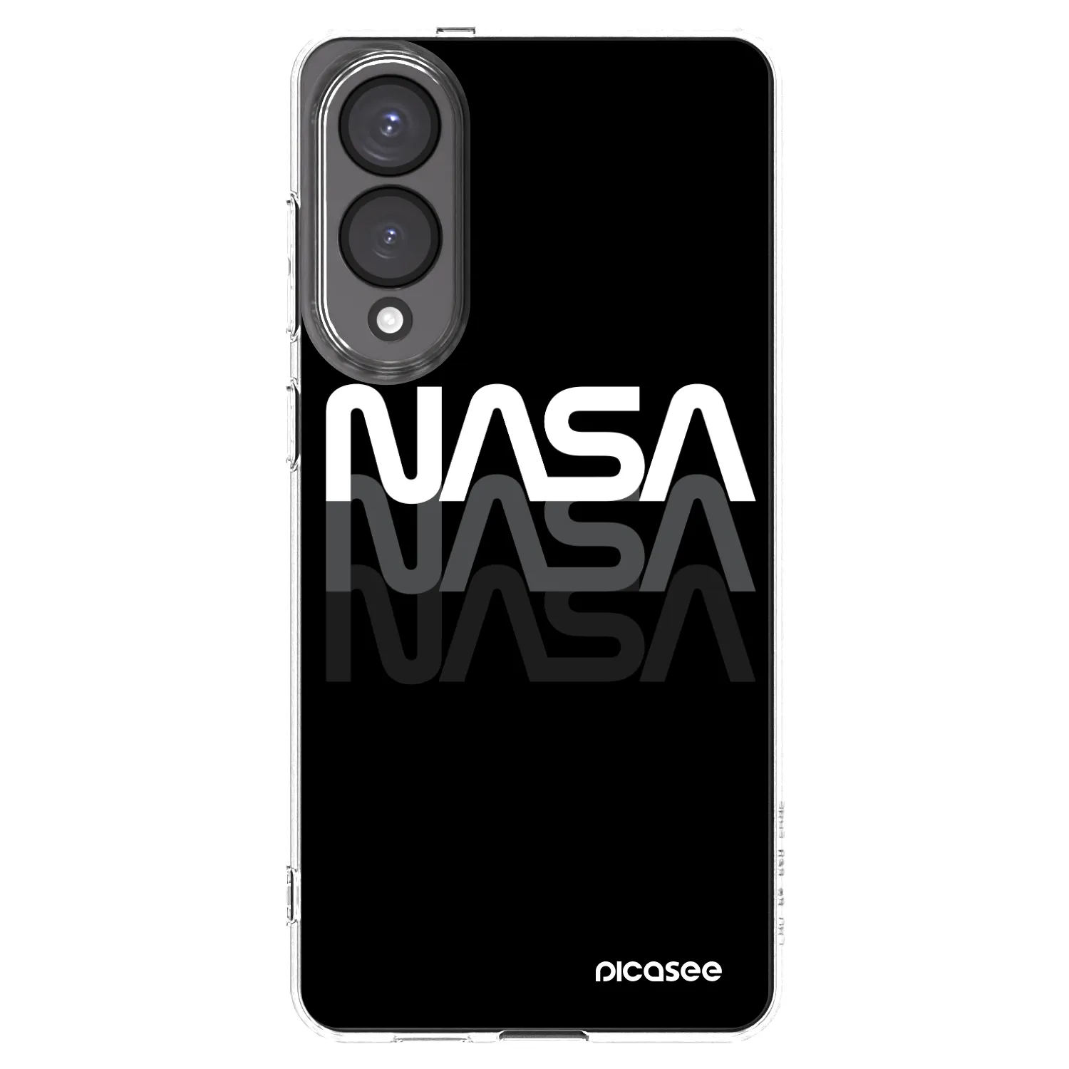 Picasee Samsung Galaxy S25 Edge 5G Hülle - Transparentes Silikon - NASA Triple