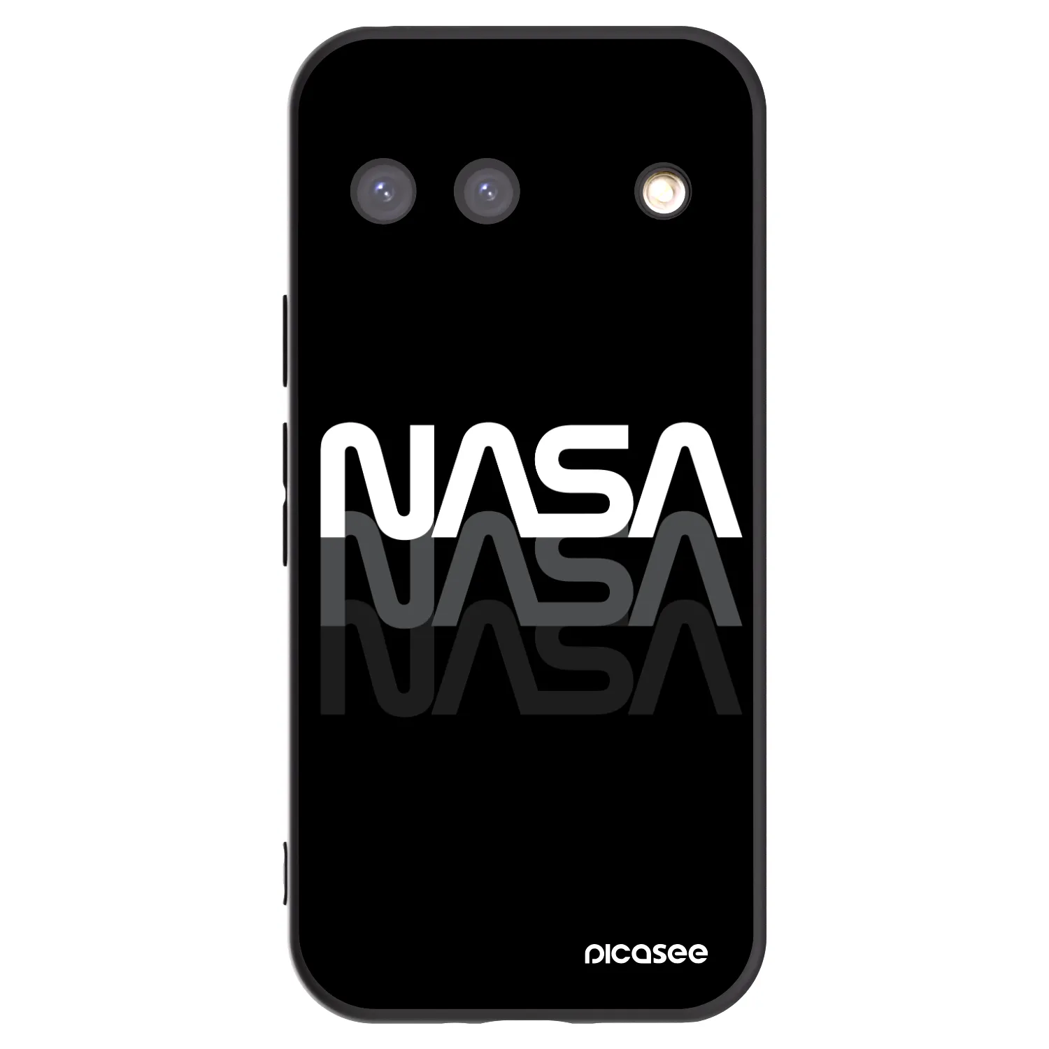 Picasee Google Pixel 9 Hülle - Schwarzes Silikon - NASA Triple
