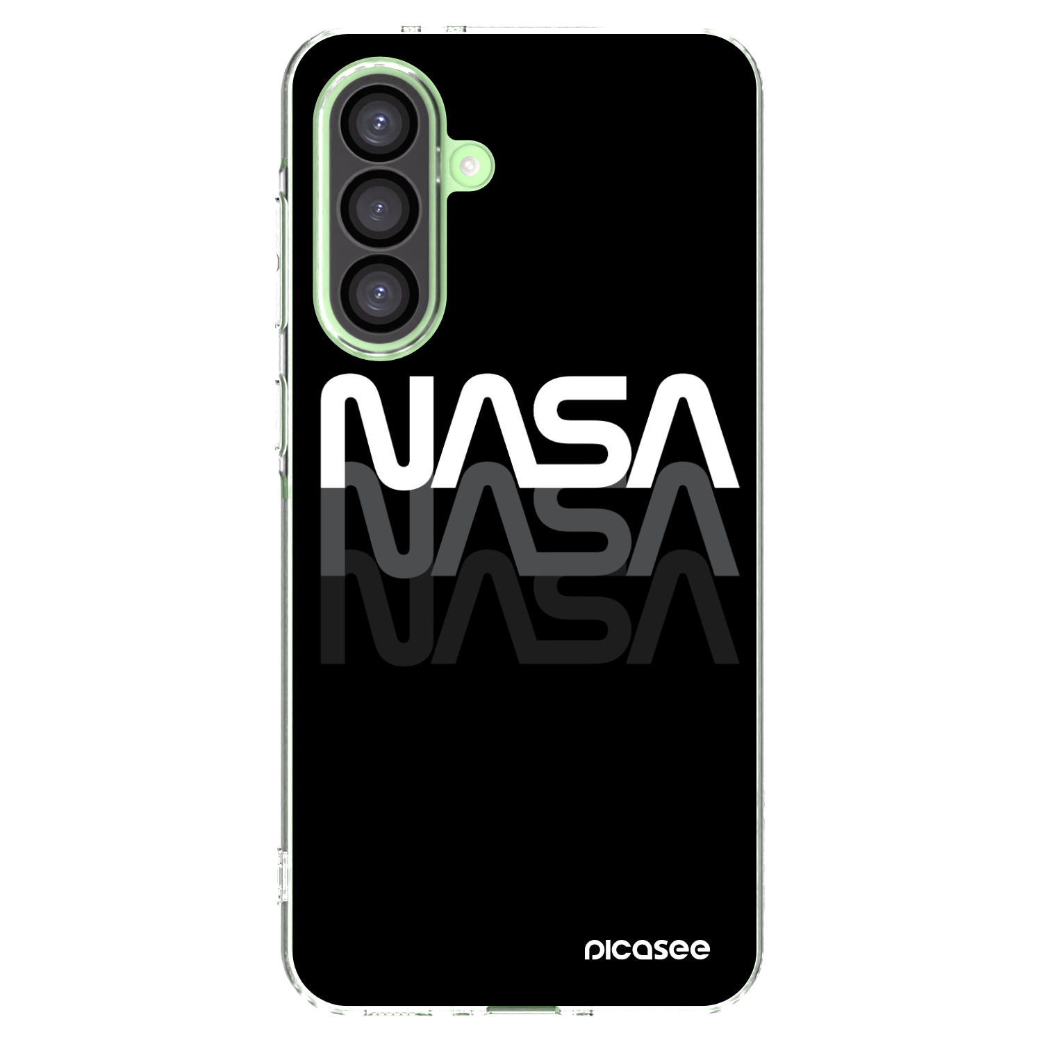 Picasee Samsung Galaxy A26 5G A266B Hülle - Transparentes Silikon - NASA Triple