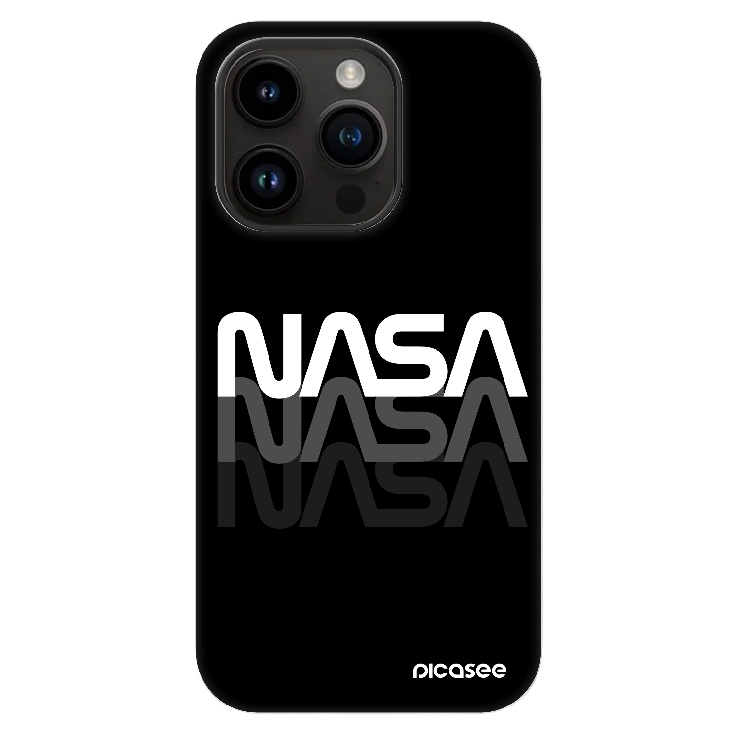 Picasee Fashion Case MagSafe für Apple iPhone 14 Pro - NASA Triple