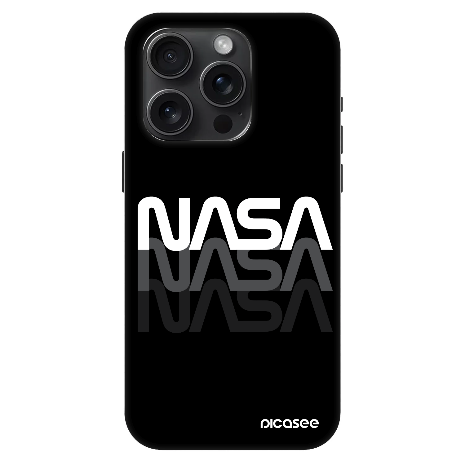 Picasee Fashion Case MagSafe für Apple iPhone 15 Pro - NASA Triple