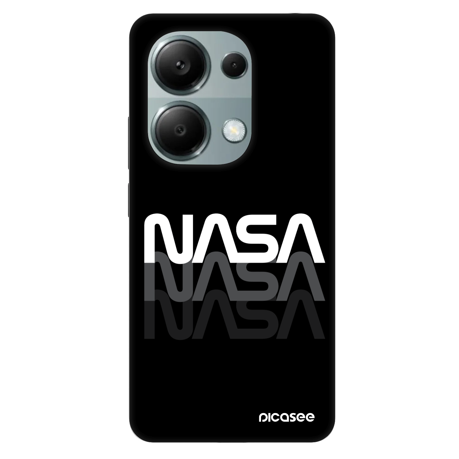 Picasee Fashion Case für Xiaomi Redmi Note 13 Pro 4G - NASA Triple