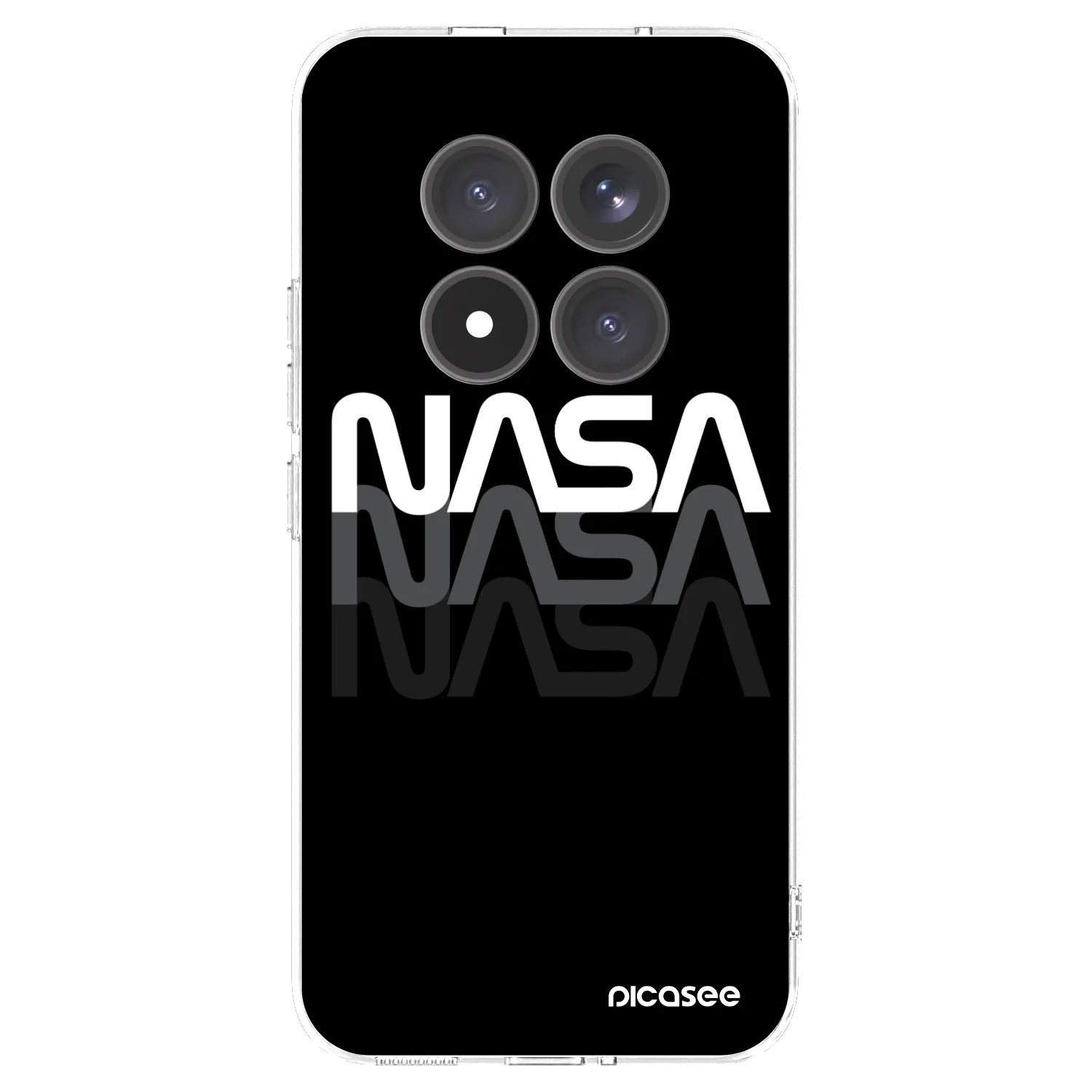 Picasee Xiaomi Redmi Note 15 Pro+ Hülle - Transparentes Silikon - NASA Triple