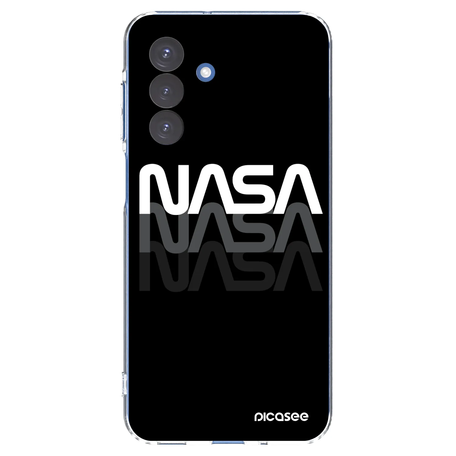 Picasee Samsung Galaxy A17 5G Hülle - Transparentes Silikon - NASA Triple