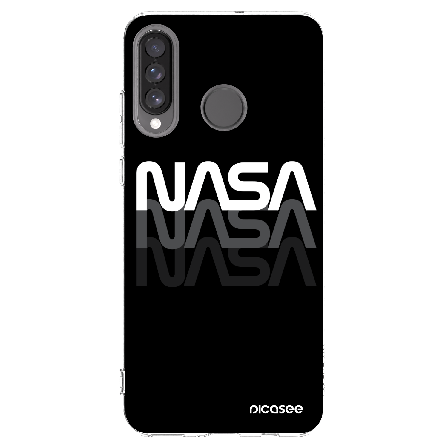 Picasee Huawei P30 Lite Hülle - Transparentes Silikon - NASA Triple