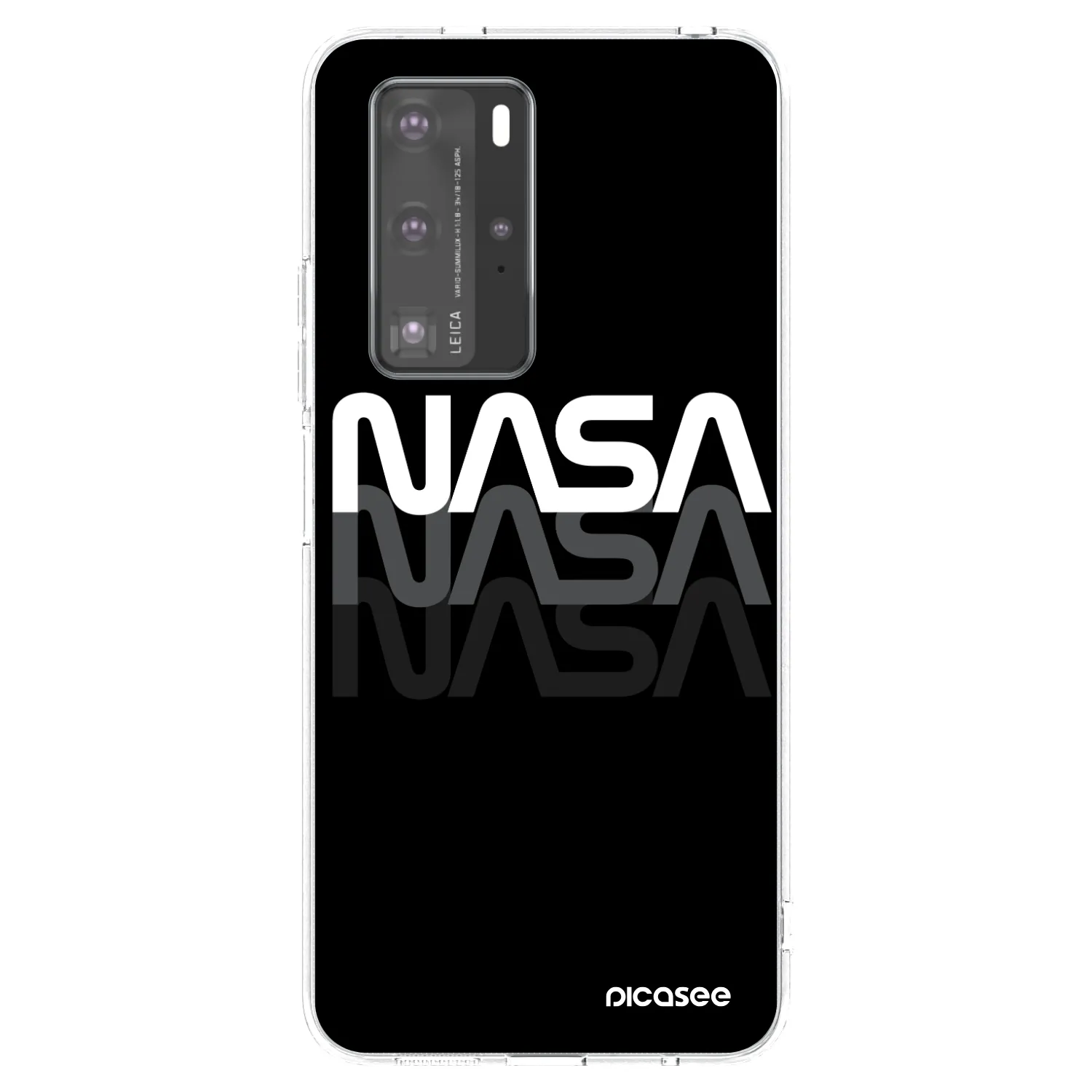 Picasee Huawei P40 Pro Hülle - Transparentes Silikon - NASA Triple