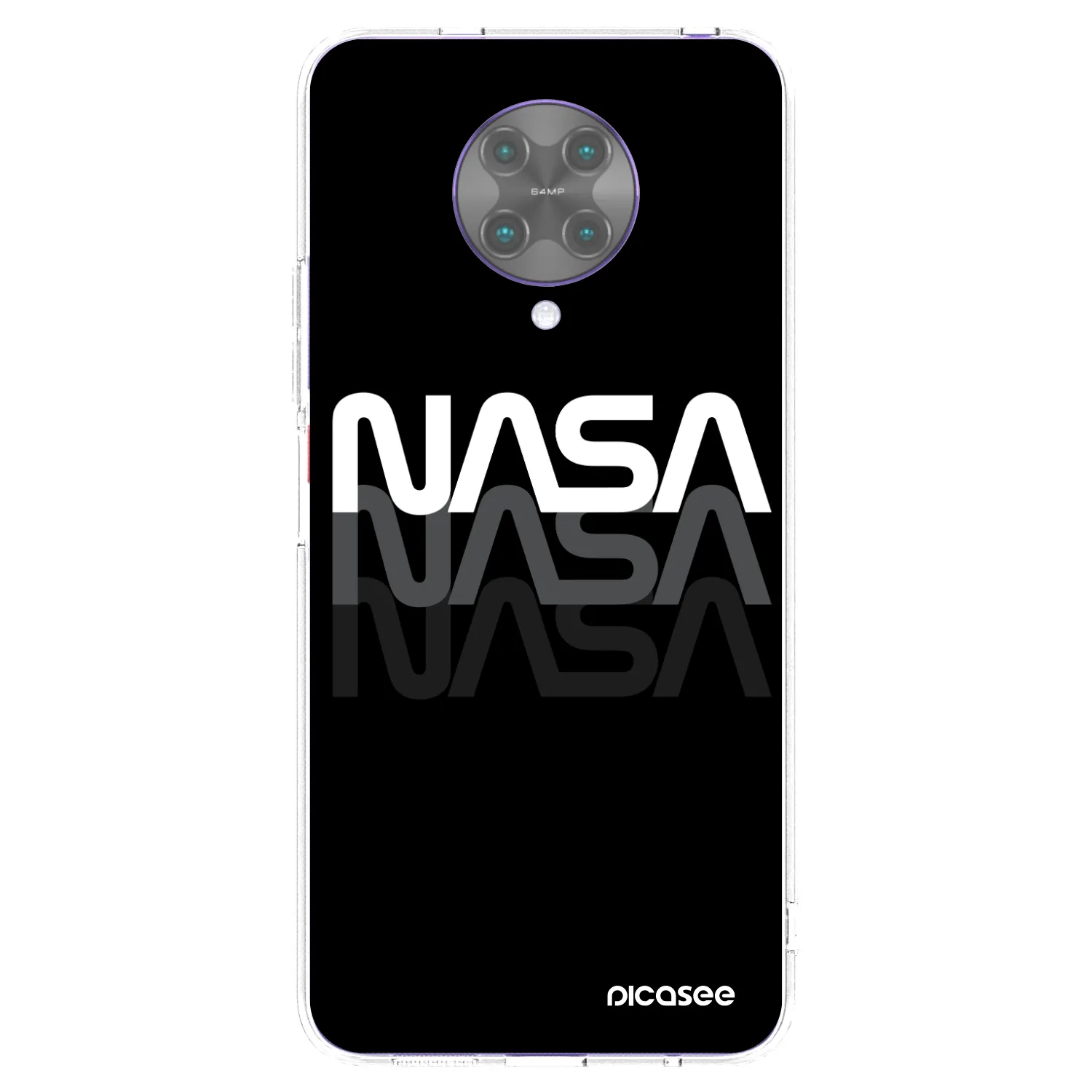 Picasee Xiaomi Poco F2 Pro Hülle - Transparentes Silikon - NASA Triple