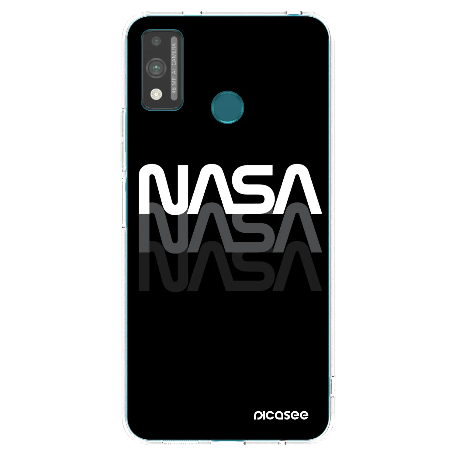 Picasee Honor 9X Lite Hülle - Transparentes Silikon - NASA Triple