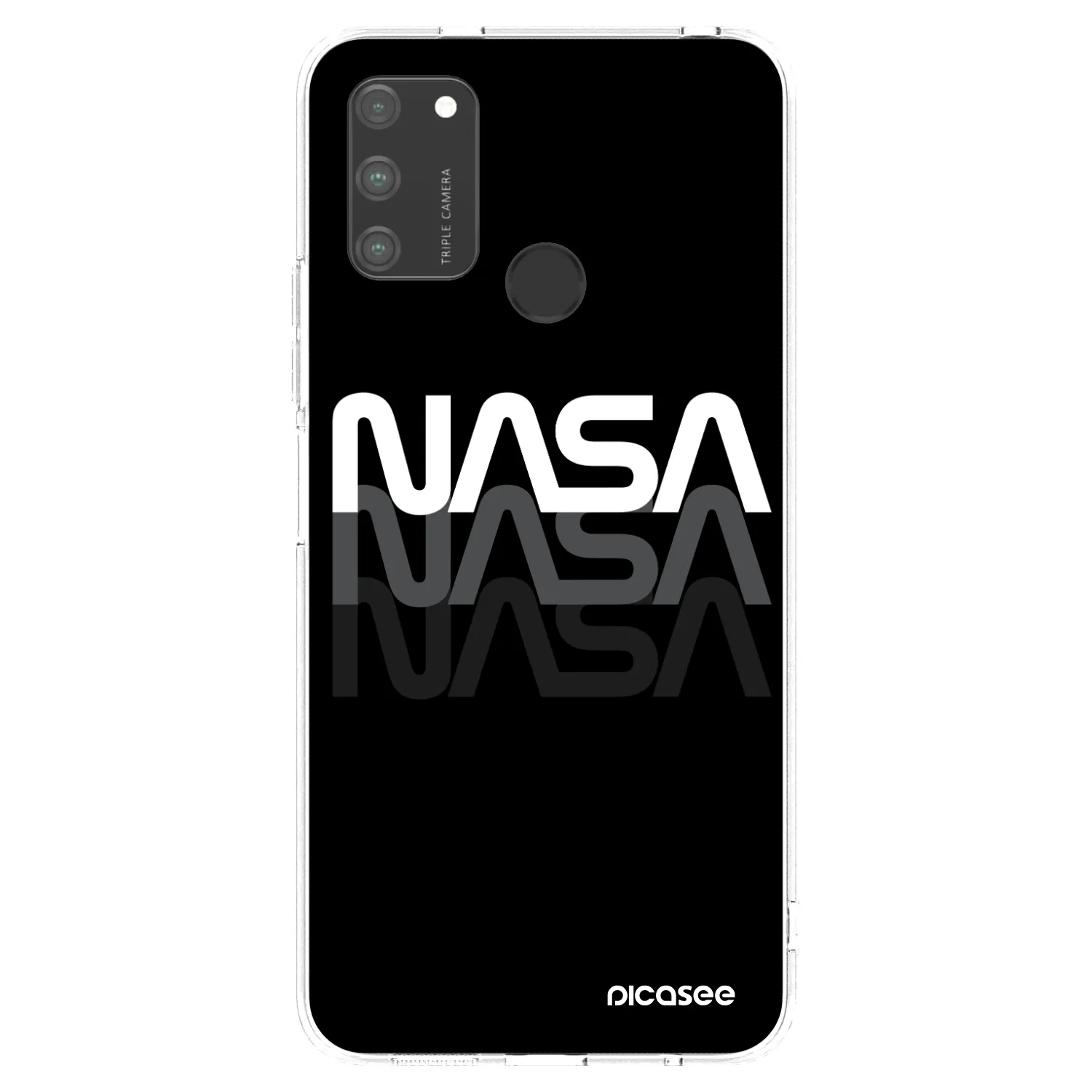 Picasee Honor 9A Hülle - Transparentes Silikon - NASA Triple