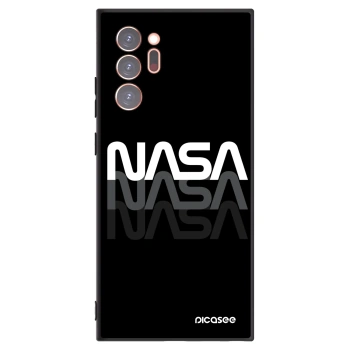 Picasee Samsung Galaxy Note 20 Ultra Hülle - Schwarzes Silikon - NASA Triple