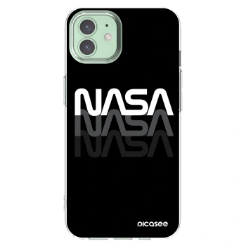 Picasee Apple iPhone 12 Pro Hülle - Transparentes Silikon - NASA Triple