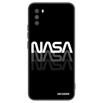 Picasee Xiaomi Poco M3 Hülle - Schwarzes Silikon - NASA Triple