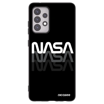 Picasee Samsung Galaxy A52 5G A525F Hülle - Schwarzes Silikon - NASA Triple