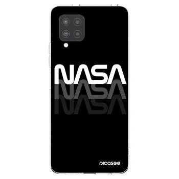 Picasee Samsung Galaxy A42 A426B Hülle - Transparentes Silikon - NASA Triple