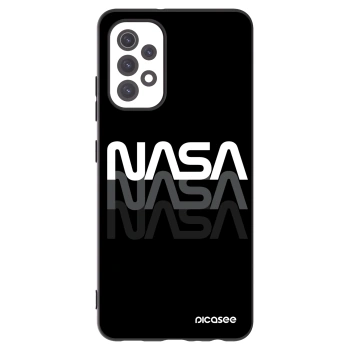 Picasee Samsung Galaxy A32 5G A326B Hülle - Schwarzes Silikon - NASA Triple