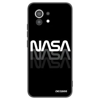 Picasee Xiaomi Mi 11 Hülle - Schwarzes Silikon - NASA Triple