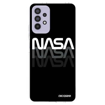Picasee Samsung Galaxy A32 4G SM-A325F Hülle - Transparentes Silikon - NASA Triple