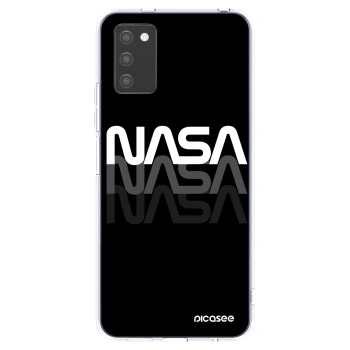 Picasee Samsung Galaxy A02s A025G Hülle - Transparentes Silikon - NASA Triple