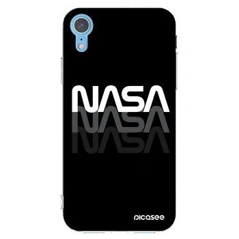 Picasee Apple iPhone XR Hülle - Transparentes Silikon - NASA Triple