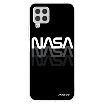 Picasee Samsung Galaxy A22 A225F 4G Hülle - Transparentes Silikon - NASA Triple